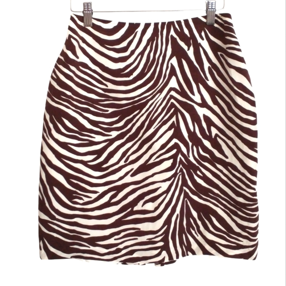 Kelly And Diane Zebra Print Women's Skirt
